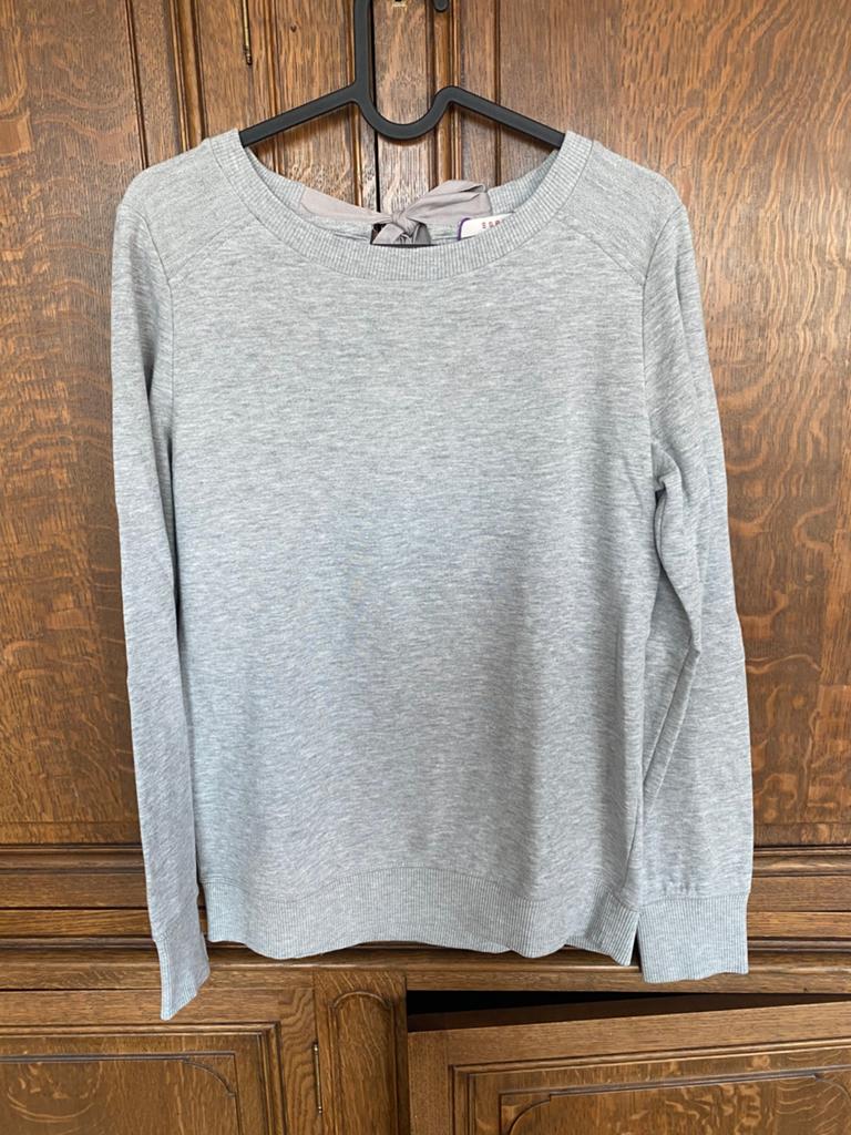 Sweat gris Esprit, Kleding | Dames, Truien en Vesten, Ophalen of Verzenden, Zo goed als nieuw, Maat 38/40 (M), Grijs