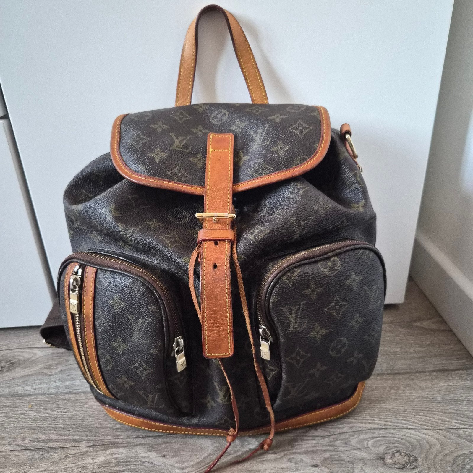 Rugzak LV, Handtassen en Accessoires, Ophalen of Verzenden, Zo goed als nieuw, Bruin