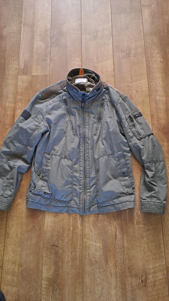Camel Active Military Styleherenjack Khaki maat L, Enlèvement ou Envoi, Taille 52/54 (L), Vert, Porté