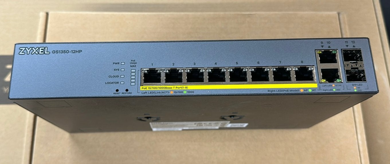 Zyxel GS-1350-12HP, Ophalen, Zo goed als nieuw