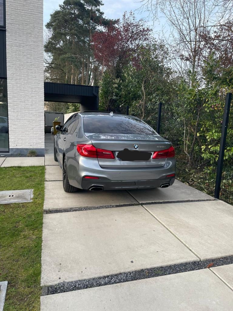 BMW530E, Auto's, Automaat, 4 deurs, Leder, Zilver of Grijs