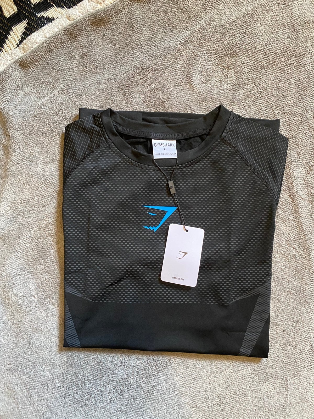 T-shirt Gymshark, Kleding | Heren, Ophalen of Verzenden, Nieuw, Maat 52/54 (L), Zwart