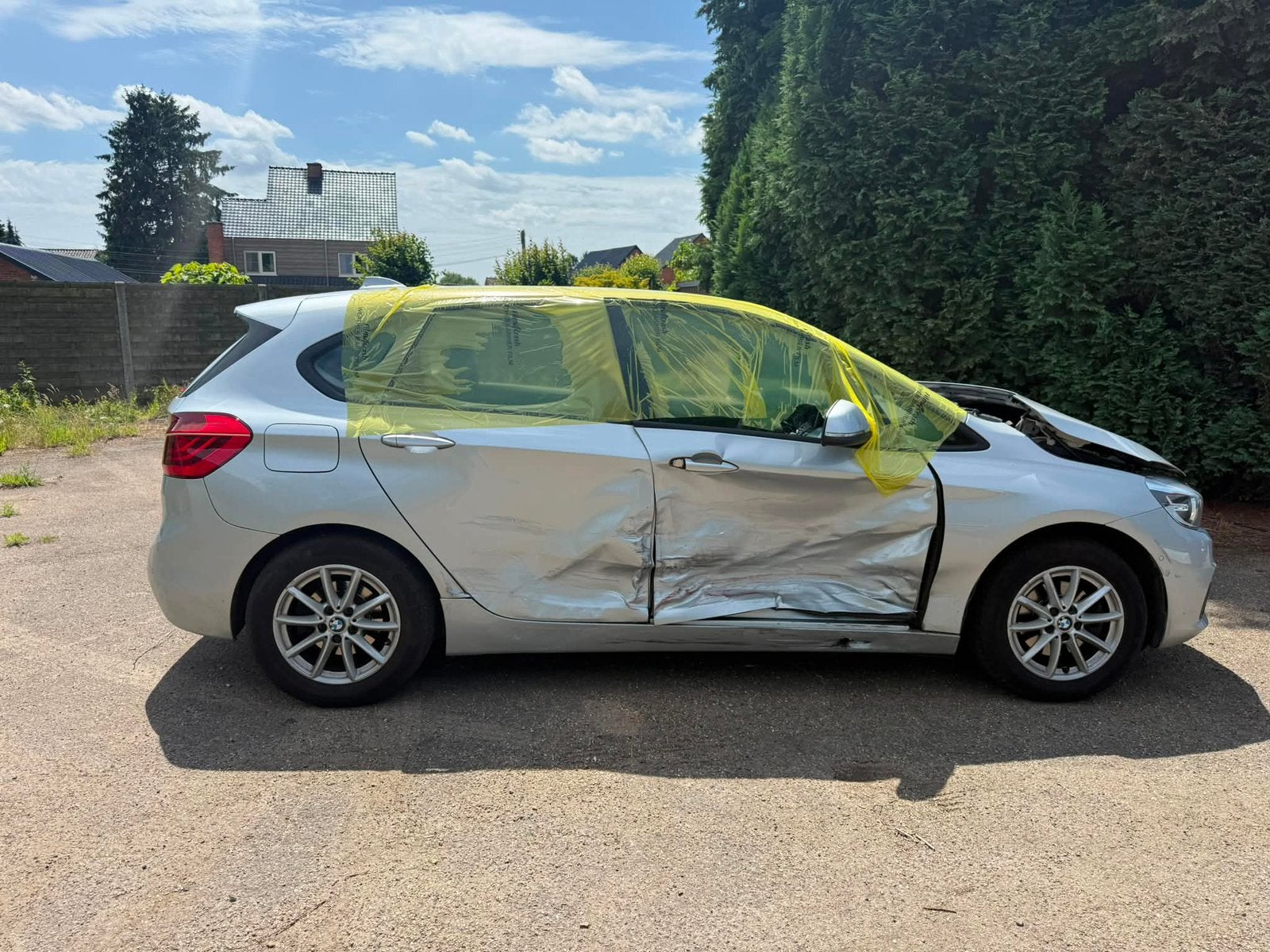 Bmw 218i accident 2017  86.000km benzine automaat, Auto's, BMW, Automaat, Euro 6, Bedrijf, 5 deurs