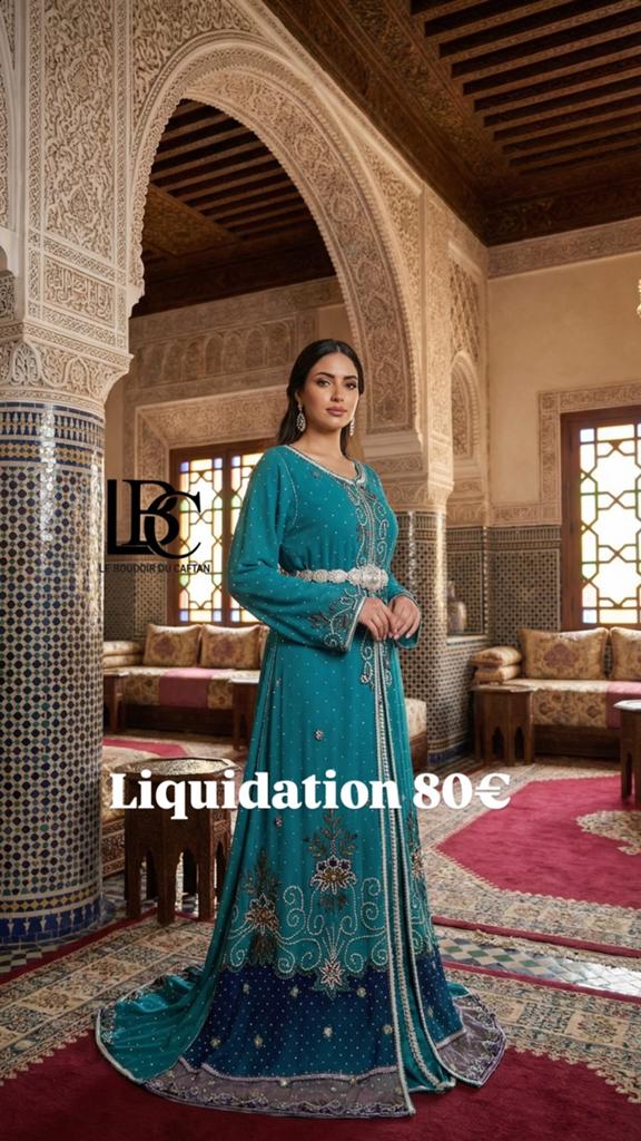 Chique kaftan, Kleding | Dames, Trouwkleding en Trouwaccessoires, Ophalen of Verzenden, Zo goed als nieuw