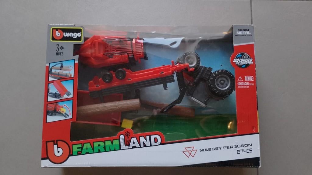 bburago 87405 massey ferguson, Hobby en Vrije tijd, Ophalen of Verzenden, Nieuw