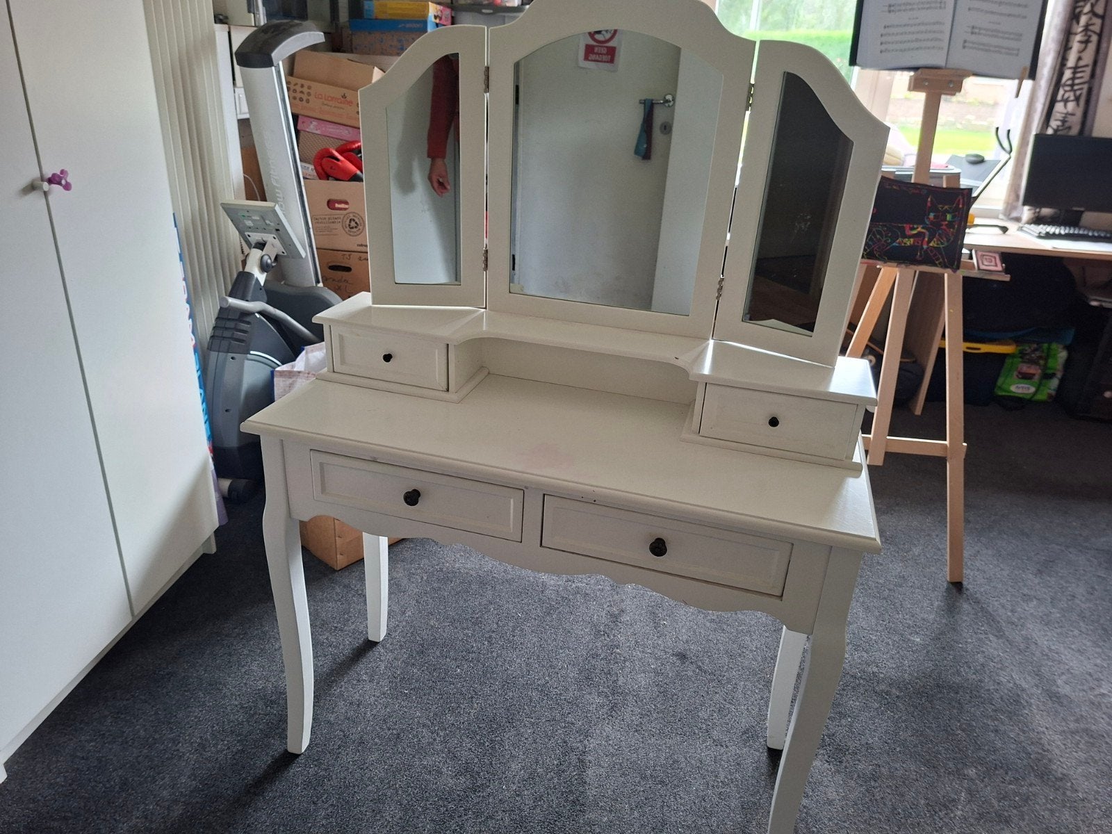 make up tafel met inklapbare spiegels, Huis en Inrichting, Ophalen, Gebruikt