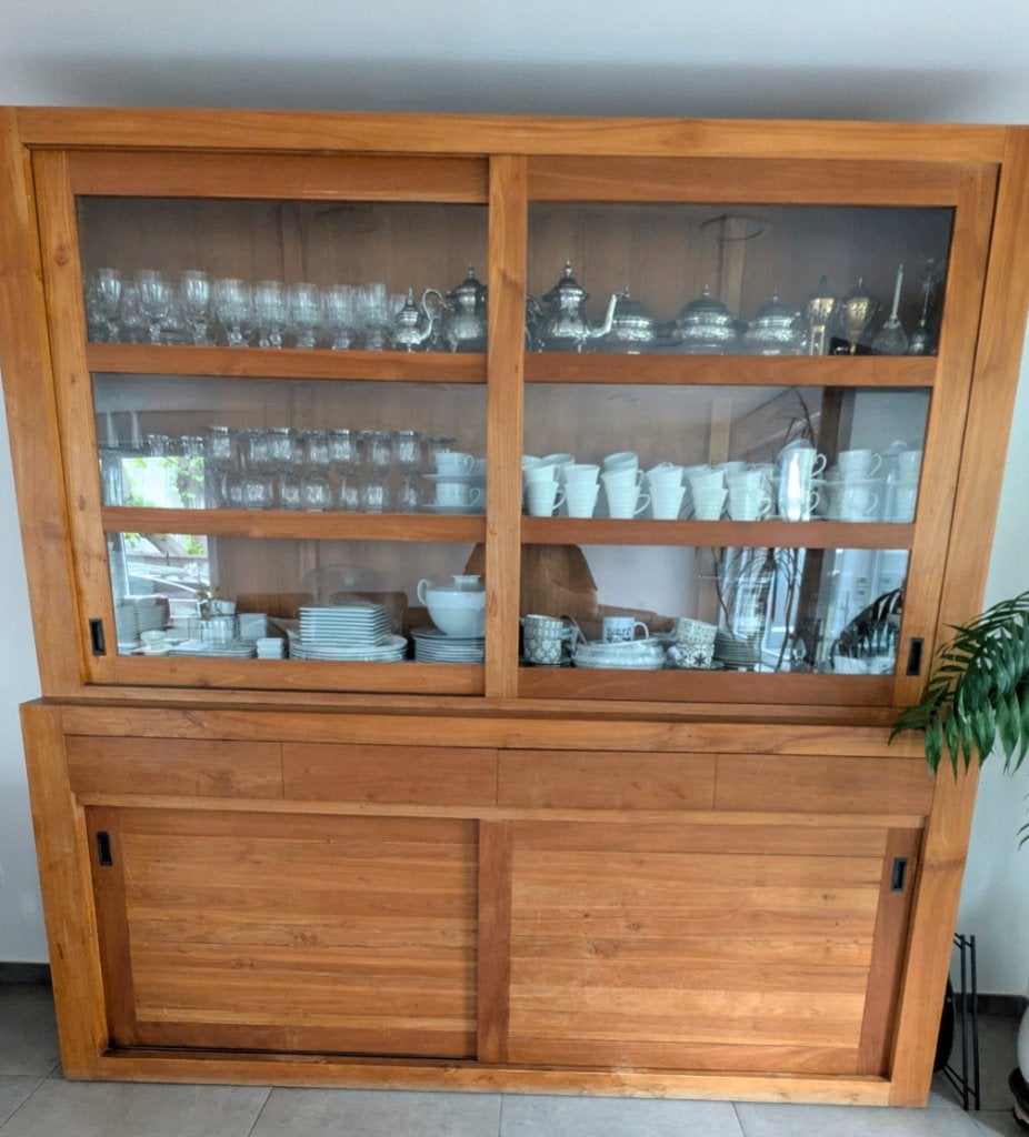 Armoire en teck luxe prix fixe, Enlèvement, Comme neuf, Teck