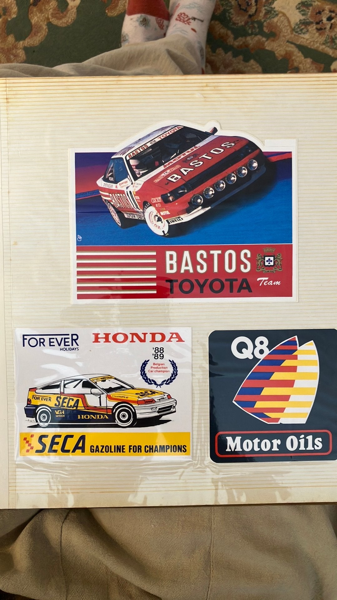 Sticker Celica GT-Four ST165, Honda CRX Seca, Q8, Verzamelen, Stickers, Nieuw, Merk, Ophalen of Verzenden