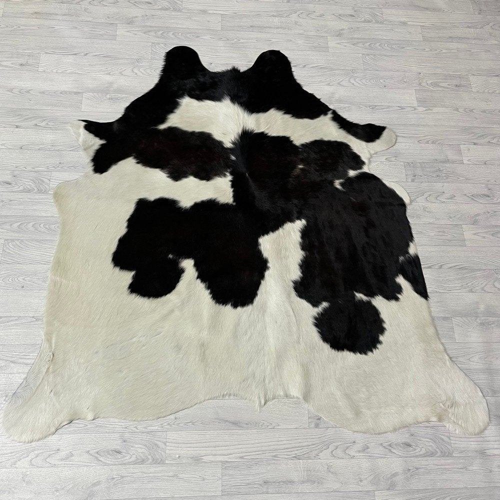 Koeienhuid bruin zwart wit 170x170cm B-keus | Lederstore, Meerkleurig, Wandkleed, Nieuw, Ophalen of Verzenden