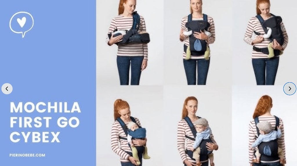Porte-bébé Cybex First. Go 2 en 1, Enfants & Bébés, Enlèvement, Comme neuf, Ventre, Dos ou Côté, Porte-bébé