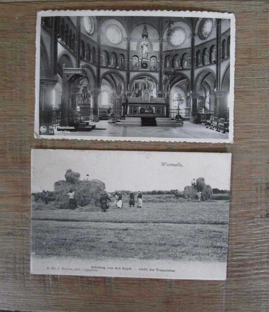 oude postkaarten Westmalle -Leopoldsburg (Beverlo), Verzamelen, Ophalen of Verzenden, 1920 tot 1940, Gelopen