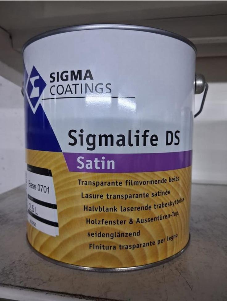 Sigma Sigmalife DS transparante beits 2,5liter, Hobby en Vrije tijd, Schilderen, Nieuw, Ophalen of Verzenden