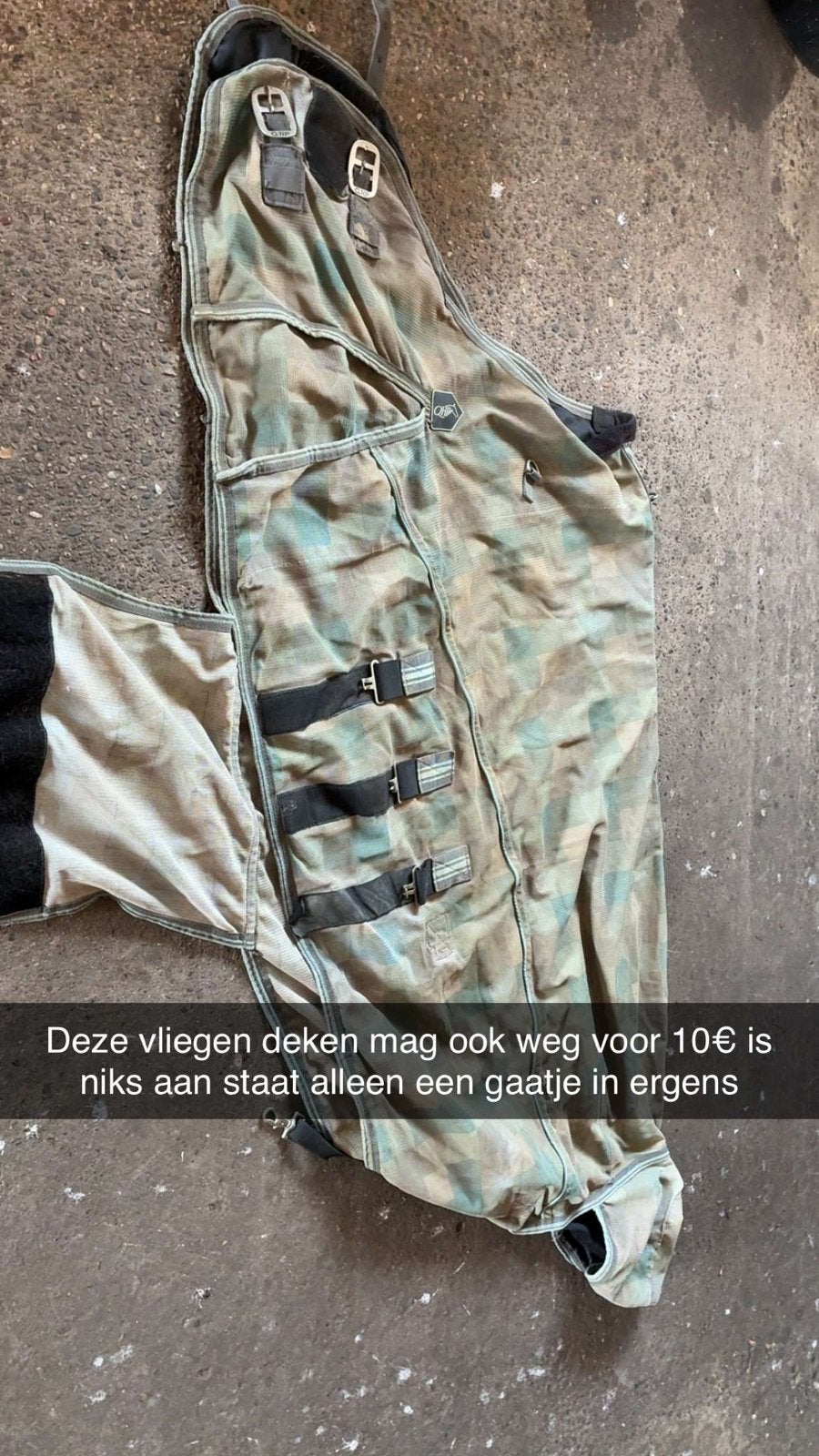 Vliegendeken te koop, Dieren en Toebehoren, Ophalen of Verzenden, Gebruikt, Vliegendeken