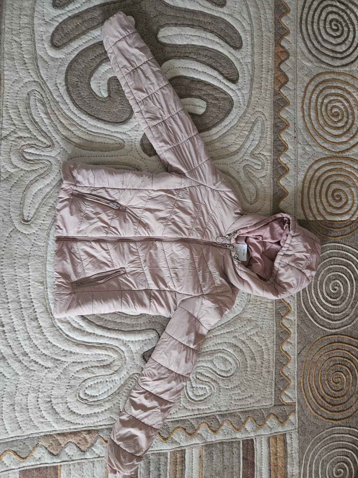 roze gewatteerde jas, Kleding | Dames, Jassen | Winter, Verzenden, Bershka, Roze, Maat 36 (S)