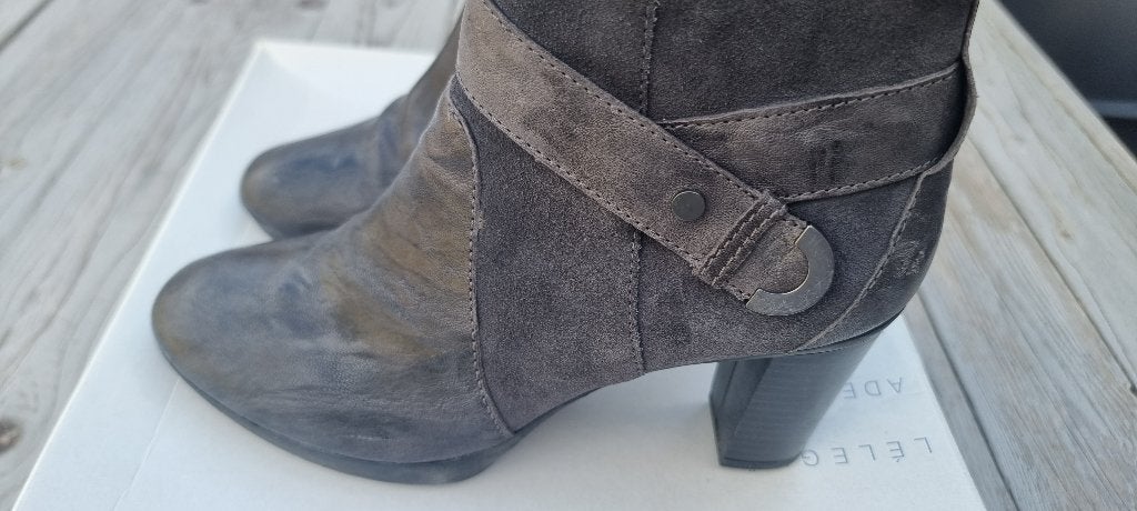 Geox Respira Lederen Enkellaarsjes met Hak, Geox, Enlèvement ou Envoi, Autres couleurs, Chaussures à haut talons