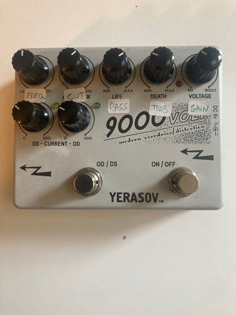 Yerasov 9000 volt, Enlèvement ou Envoi, Distortion, Overdrive ou Fuzz