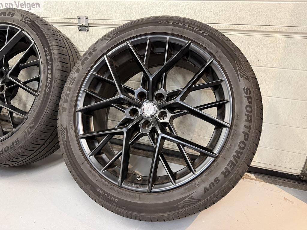 20inch Mercedes Black AMG GTS Style Velgen Set! 5x112 A merk, Gebruikt, 255 mm, -, -