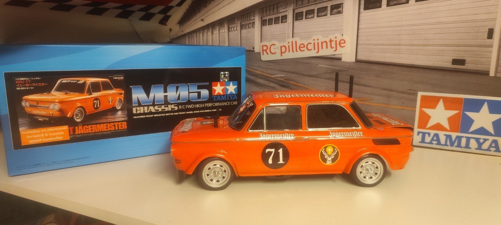 tamiya M05 nsu nieuw, Hobby en Vrije tijd, Ophalen of Verzenden