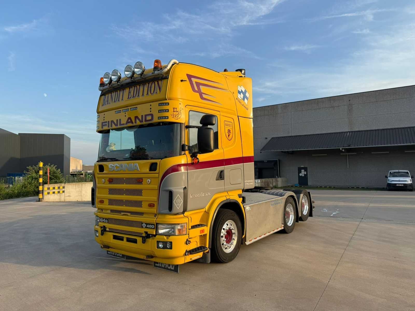 2003 Scania R 164 L-6X2 Vrachtwagen, Auto's, Scania, Overige brandstoffen, Bedrijf, Te koop