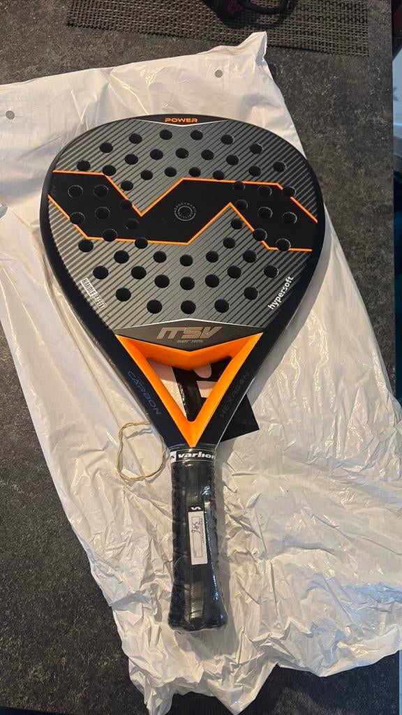Raquette de padel Varlion orange, Enlèvement ou Envoi, Neuf, Raquette de padel