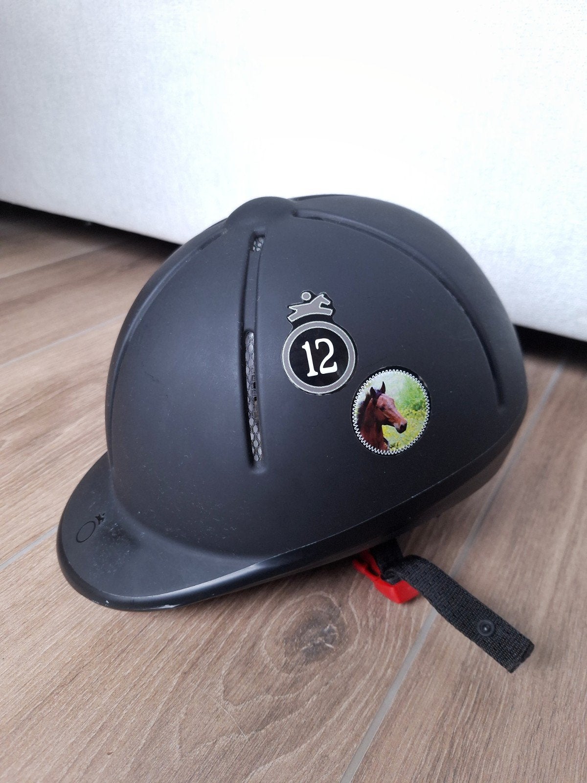 Casque équitation cheval enfant Fouganza, Animaux & Accessoires, Enlèvement ou Envoi, Fouganza, Noir, Casque d'équitation/bombe
