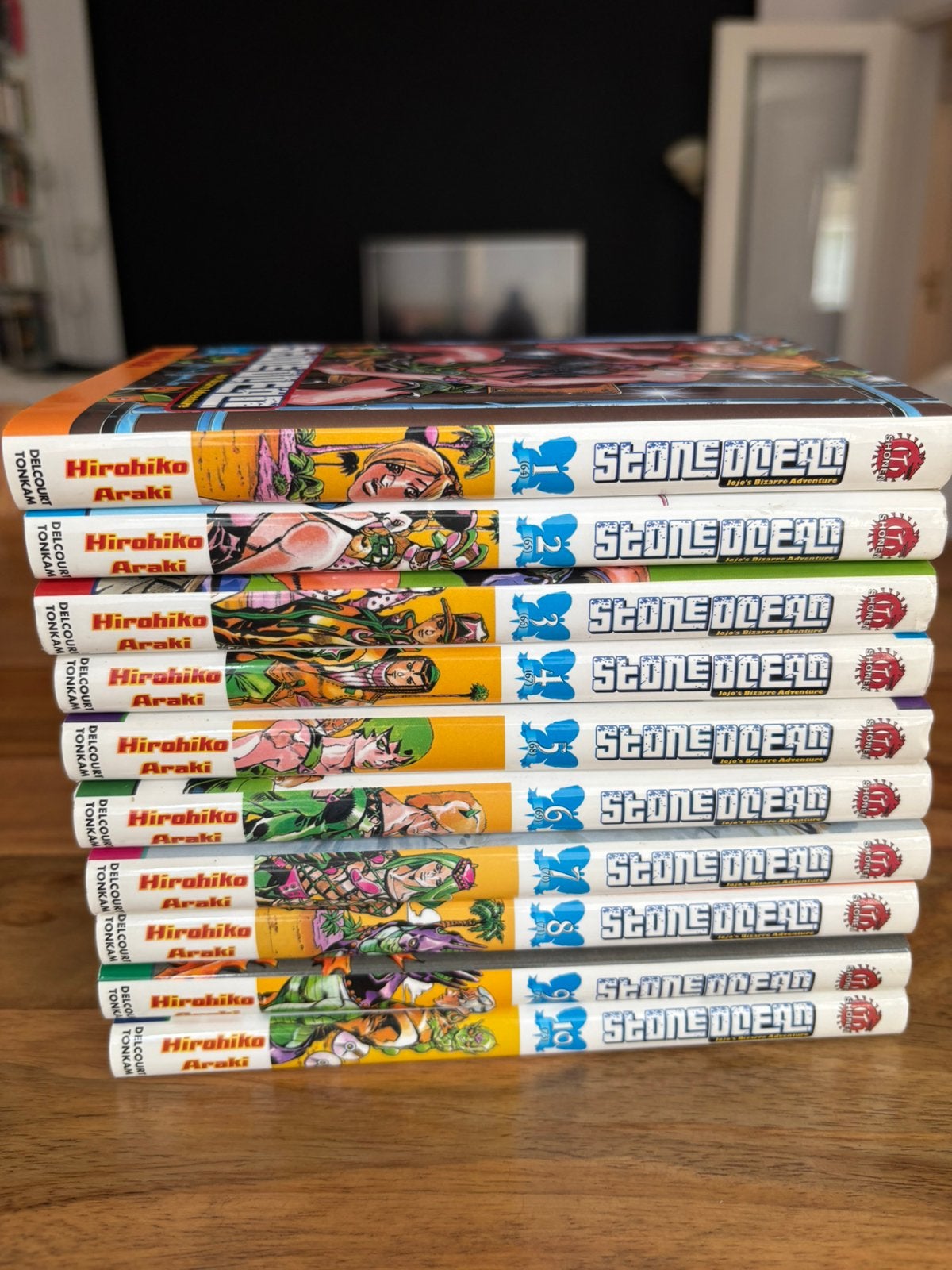 Manga 1-10 Jojo bizarre’s adventure stone ocean partie 6, Enlèvement ou Envoi, Utilisé