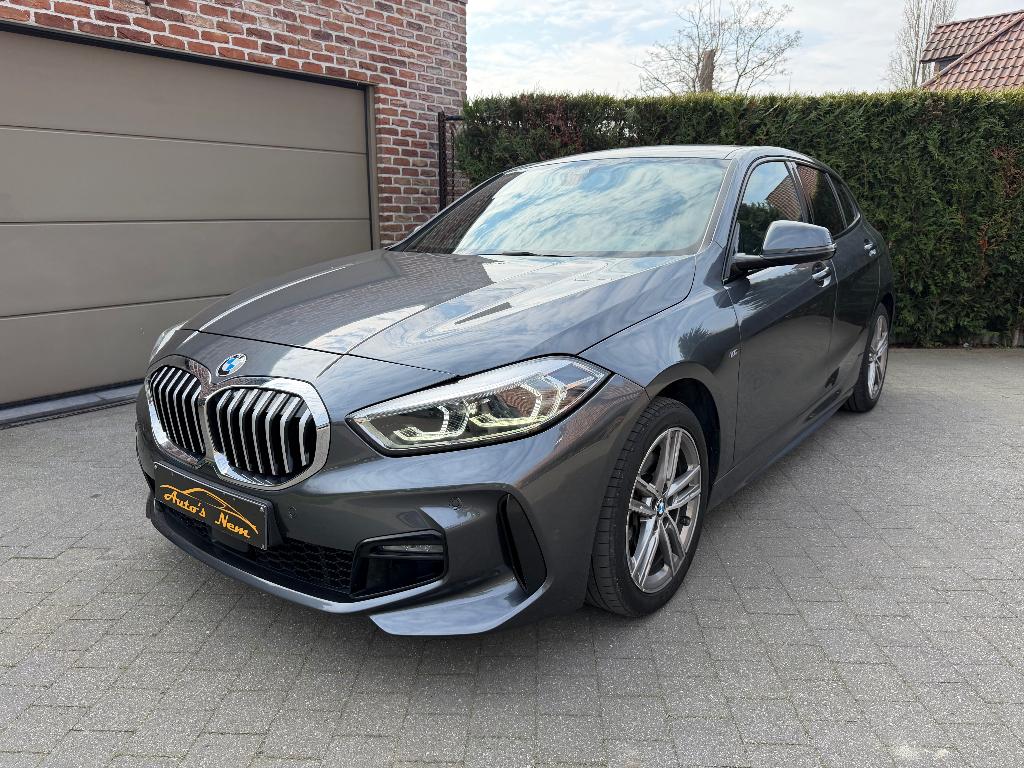 BMW 118i M-Sportpakket,GARANTIE,NAVI,ACC,CARPLAY,LED,USB,BT, Auto's, BMW, 1 Reeks, Alcantara, Bedrijf, 5 deurs