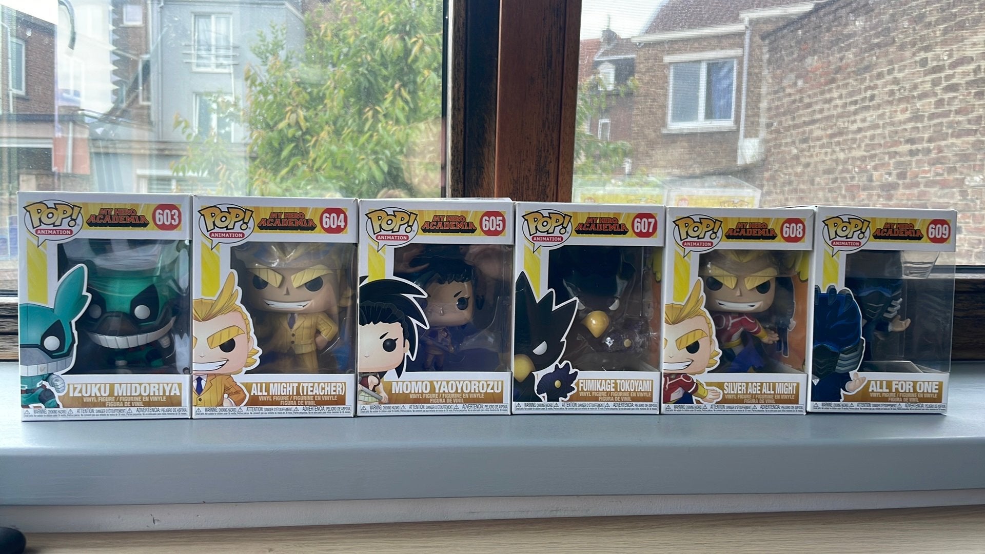 Lot de 6 figurines pop my hero academia, Enlèvement, Comme neuf