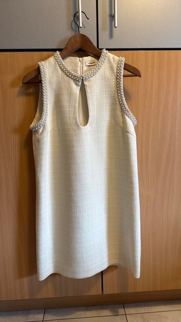 Beige kleedje / merk Sandro, Kleding | Dames, Jurken, Ophalen of Verzenden, Nieuw, Maat 38/40 (M), Beige