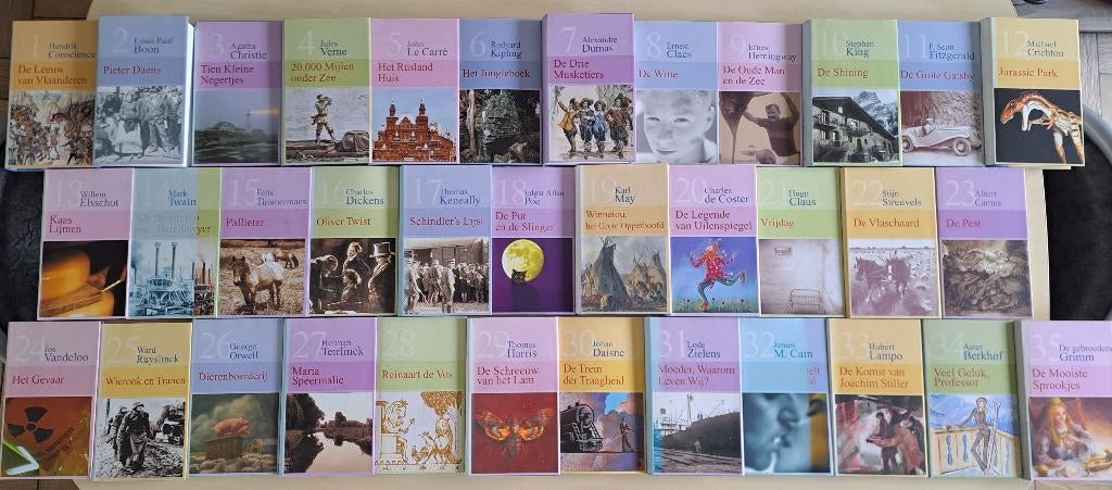 Boekenreeks HLN Bibliotheek, Boeken, Overige Boeken, Gelezen, Ophalen