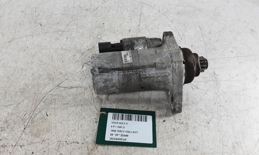 STARTMOTOR Volkswagen Golf V (1K1) (02Z911023H), Gebruikt, Volkswagen