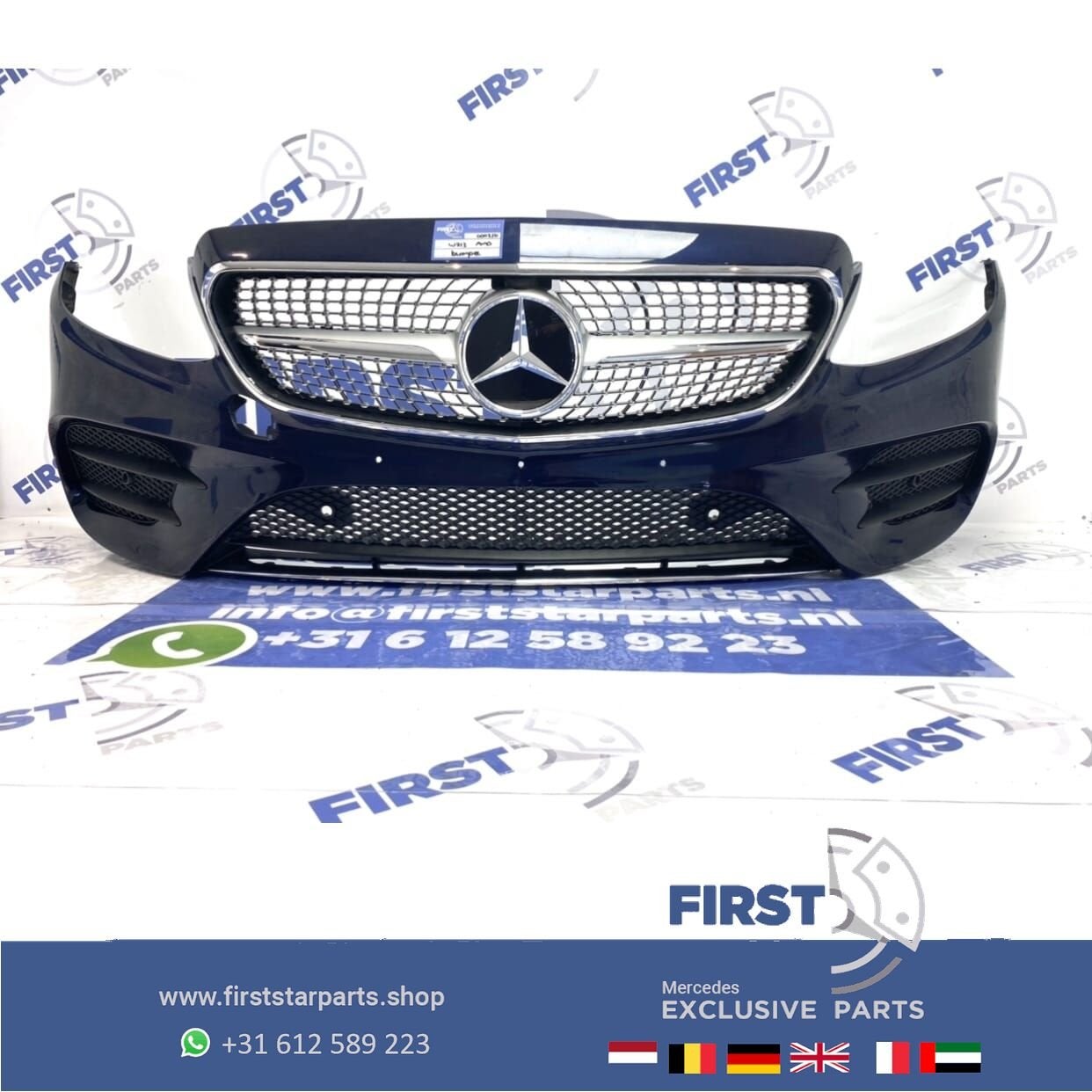 W213 W238 AMG VOORBUMPER + DIAMOND GRIL origineel Mercedes 2, Utilisé, -, Avant, -