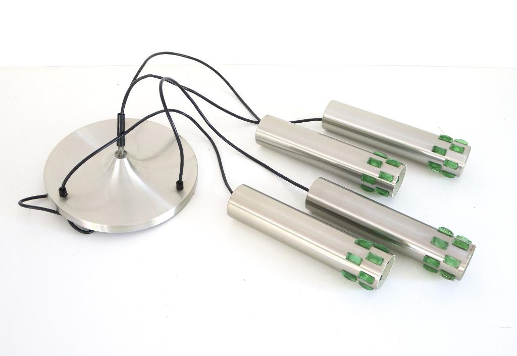 Vintage Hanglamp Lakro Cascade Pendant Lamp, Enlèvement ou Envoi, Comme neuf, Métal