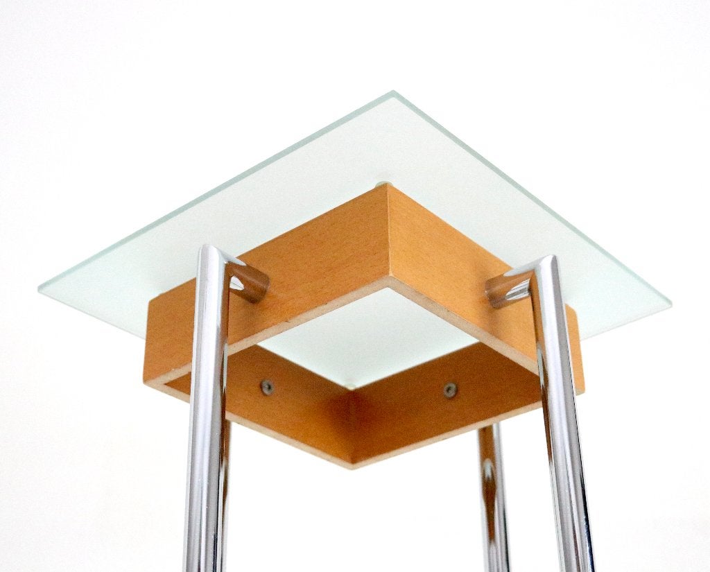 Postmoderne bijzettafel - Vintage pedestal jaren 80, Maison & Meubles, Enlèvement, Comme neuf