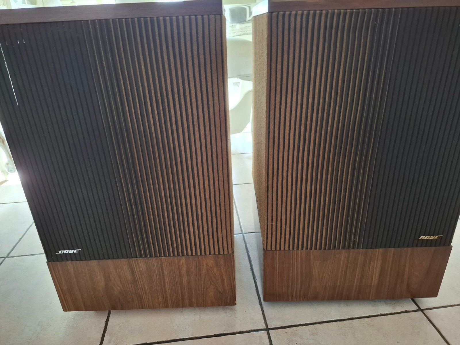 Vintage Bose 501 Direct/Reflecting Luidsprekers, Ophalen, Gebruikt, 60 tot 120 watt, Bose