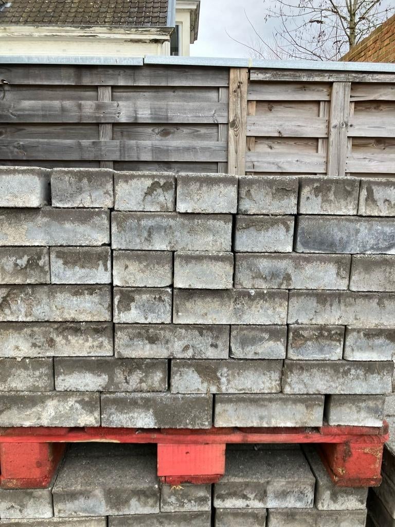 Betonklinkers, Tuin en Terras, Ophalen, Gebruikt, Klinkers, 10 m² of meer