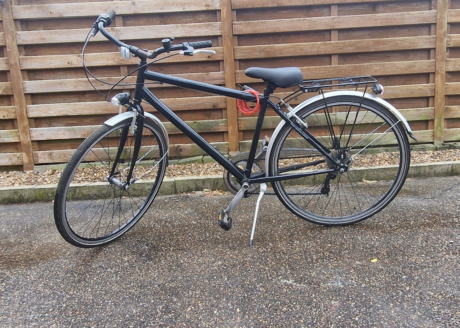 Herenfiets 28 inch, Fietsen en Brommers, Gebruikt, Velgrem, Versnellingen, Ophalen
