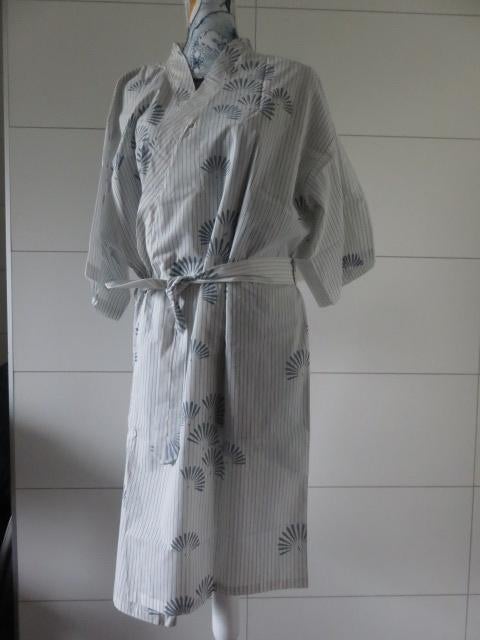 Gestreepte zomer badjas - Homewear - Kimono, Ophalen of Verzenden, Zo goed als nieuw, Overige kleuren