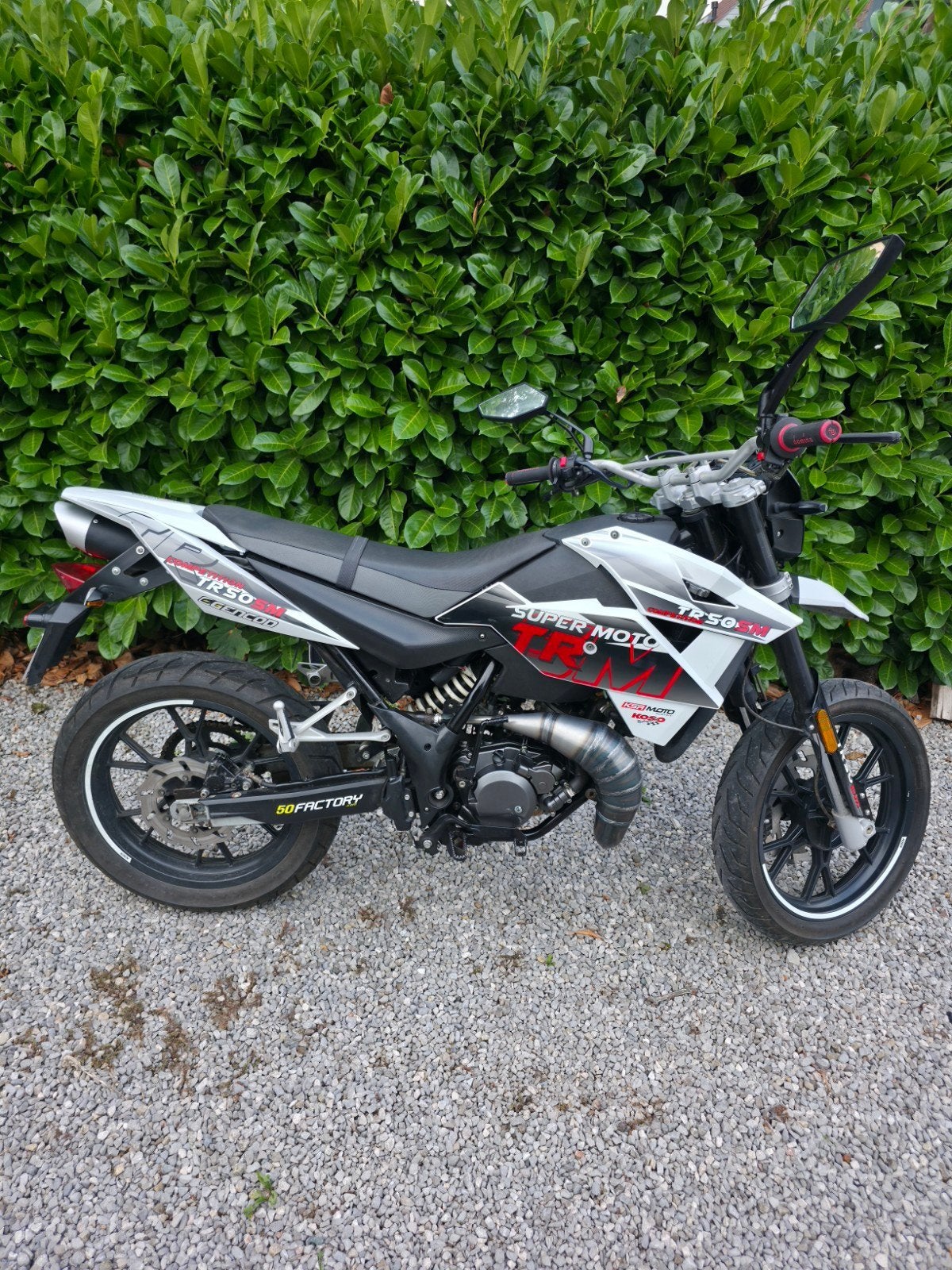 TRM supermoto, Classe B (45 km/h), Enlèvement, Utilisé