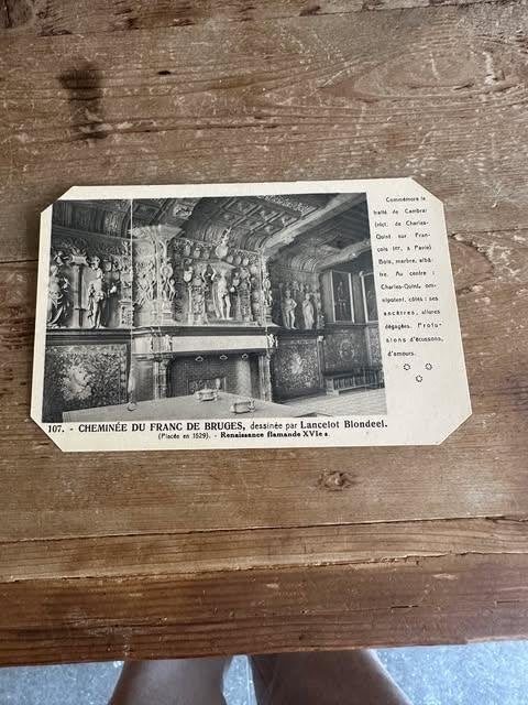 carte postale 107. cheminée du franc de Bruges, Enlèvement ou Envoi, Non affranchie, Flandre Occidentale