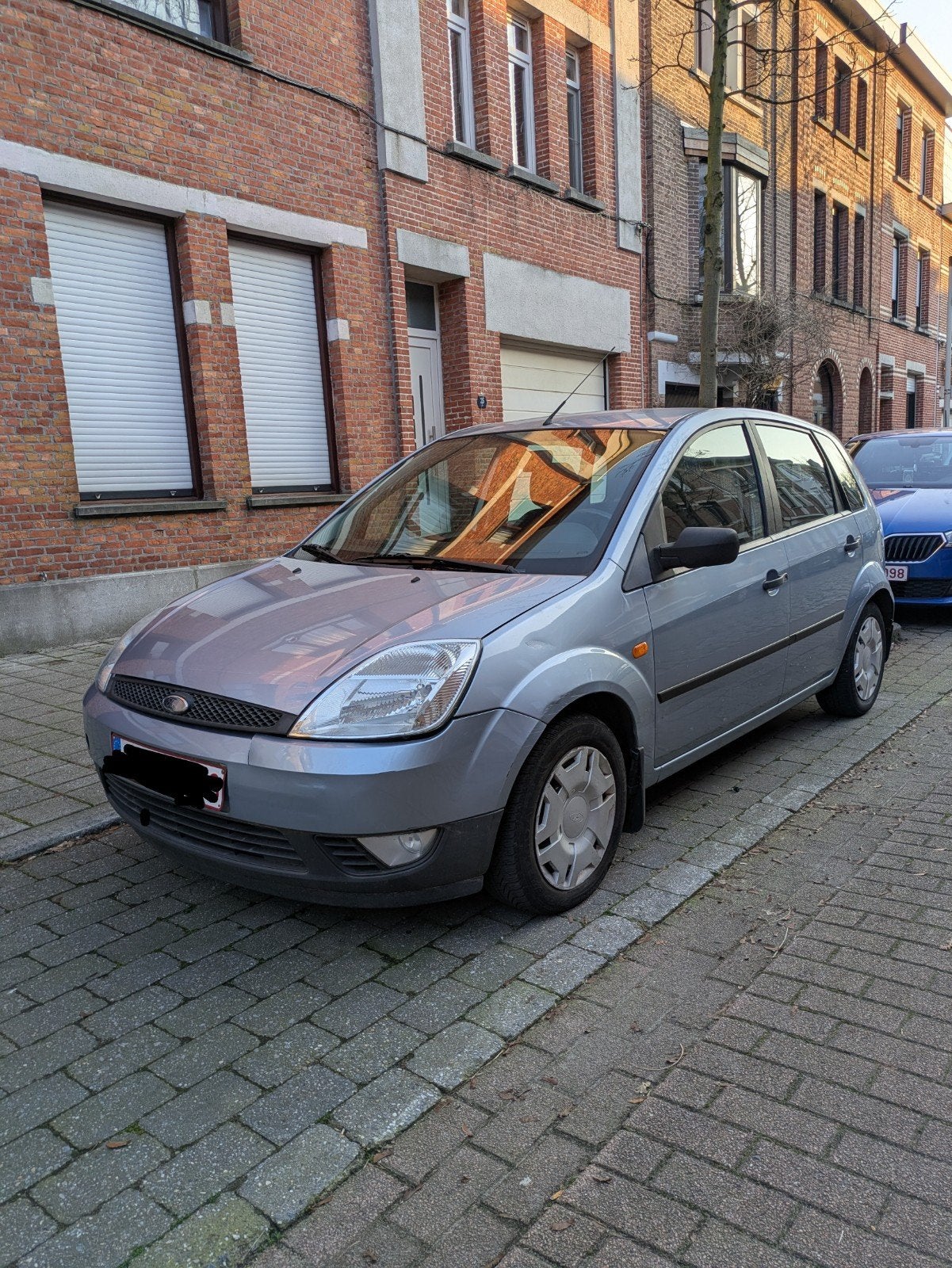 Ford fiesta, Voorwielaandrijving, 4 zetels, Stof, Blauw