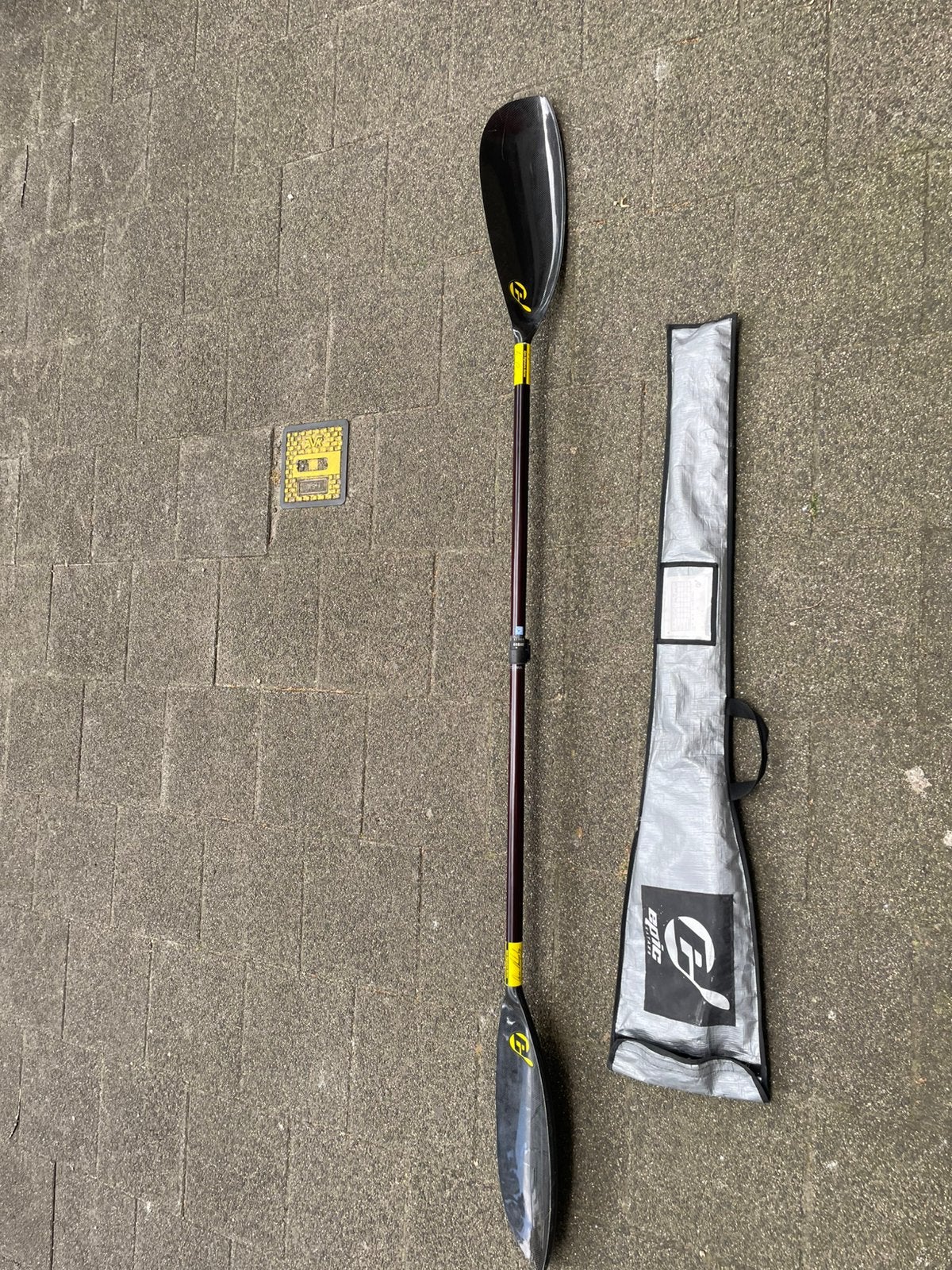 Epic full carbon deelbare wingpeddel medium, Ophalen, Zo goed als nieuw