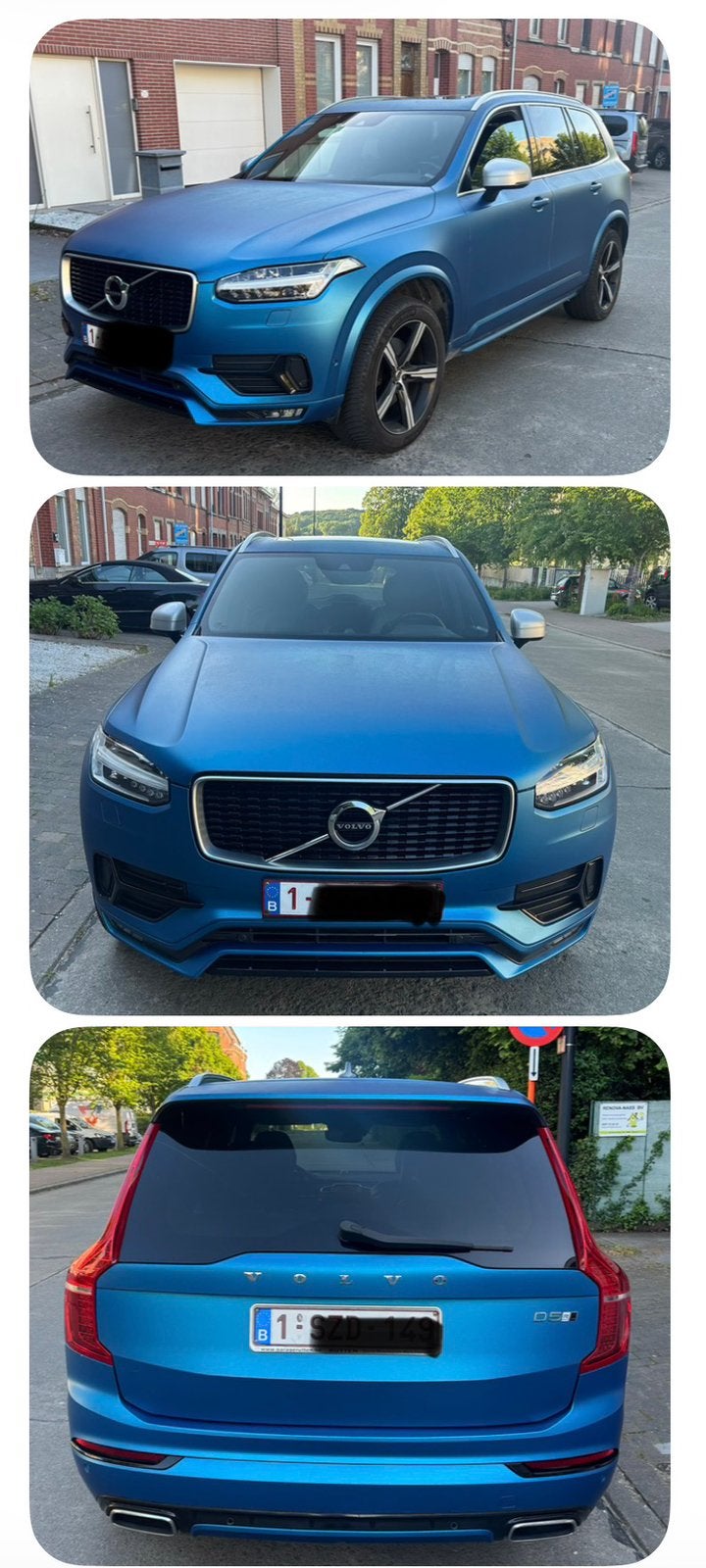 Volvo XC90 D5 R-design 7 zitplaatsen, Auto's, Volvo, Bi-Xenon koplampen, 4 cilinders, Blauw, 7 zetels