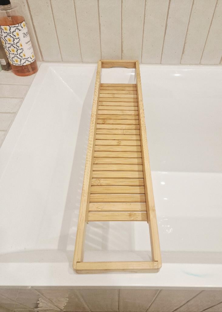 Ikea - Havern - Étagère baignoire en bambou - Neuve !, Maison & Meubles, Neuf, Moins de 100 cm, Autres types, Moins de 50 cm