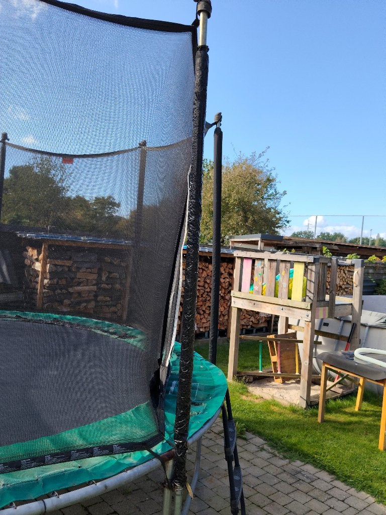 Trampoline Berg 380 diameter, Ophalen, Gebruikt
