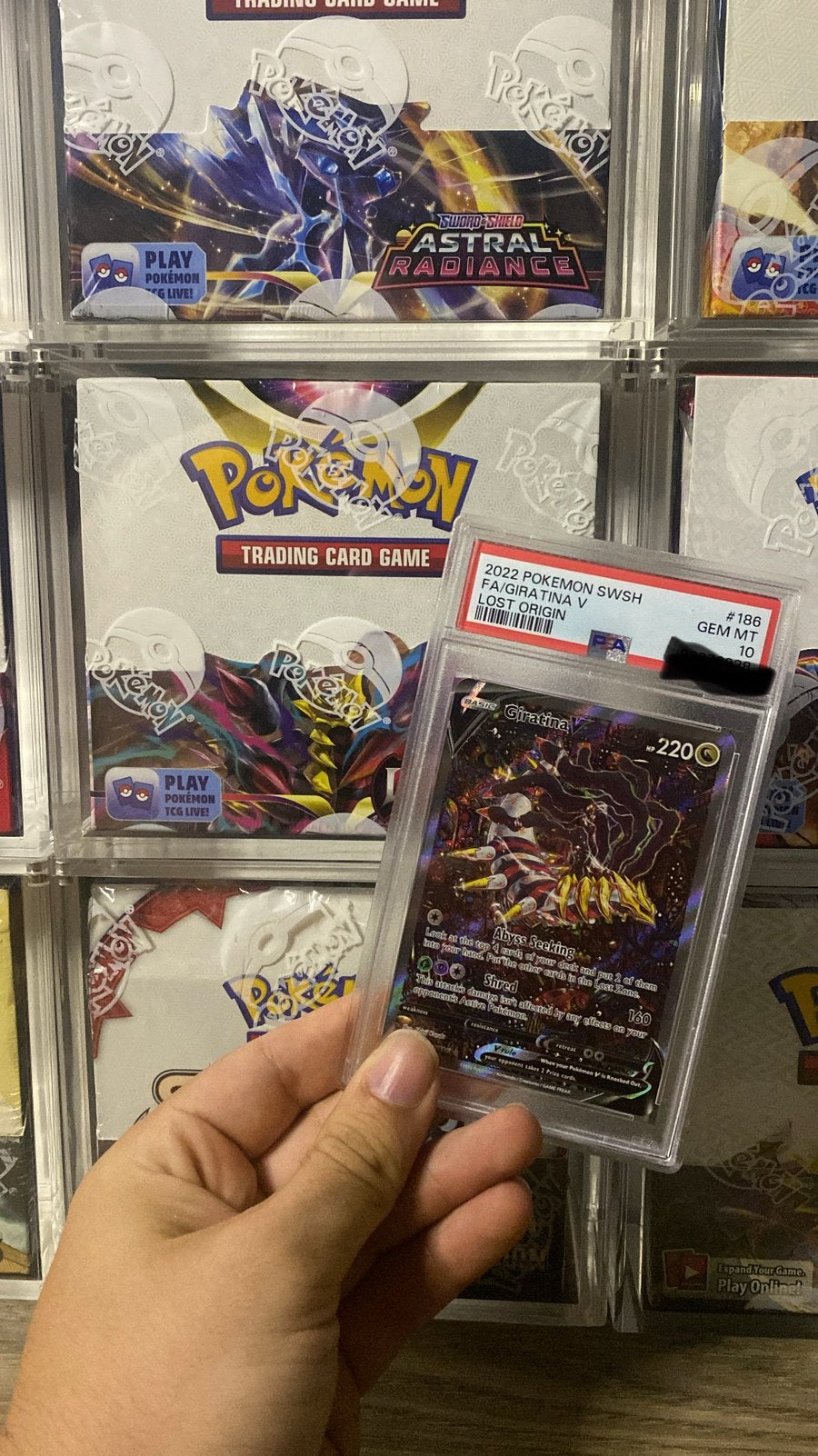 🔥 Giratina V Alt Art #186 – Lost Origin | PSA 10 🔥, Enlèvement, Comme neuf