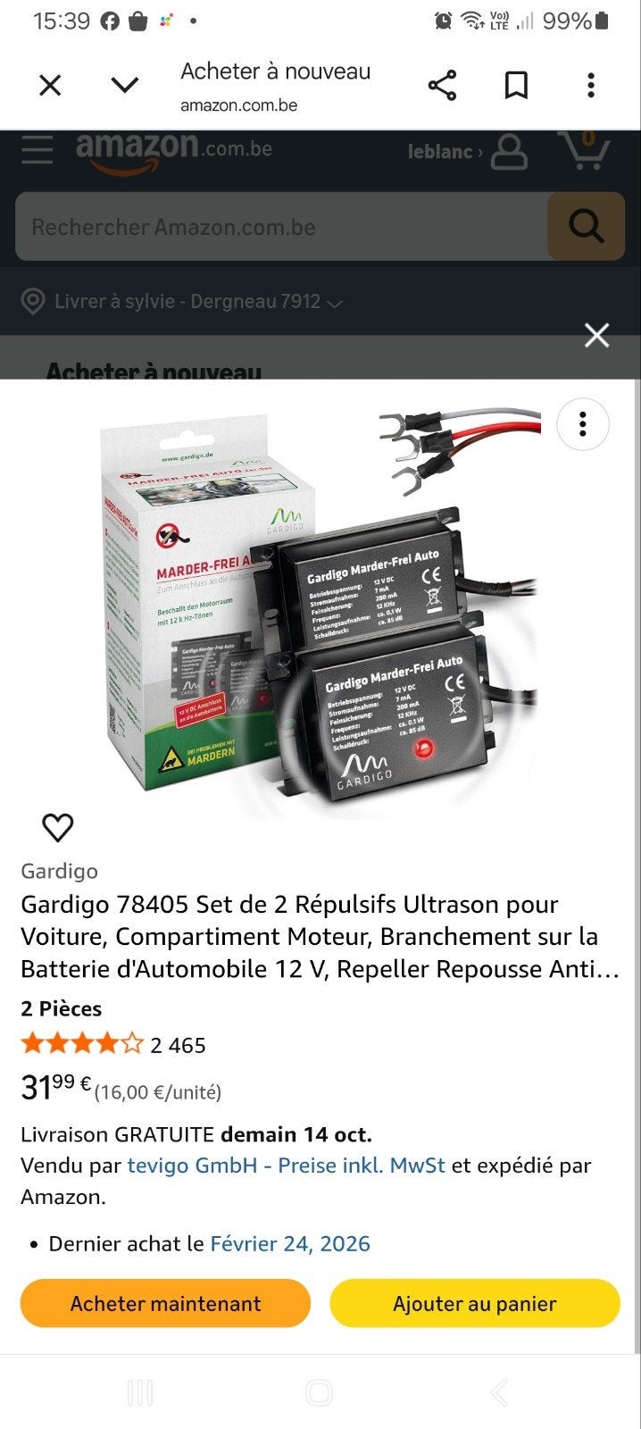 répulsif ultrason pour voiture, Neuf