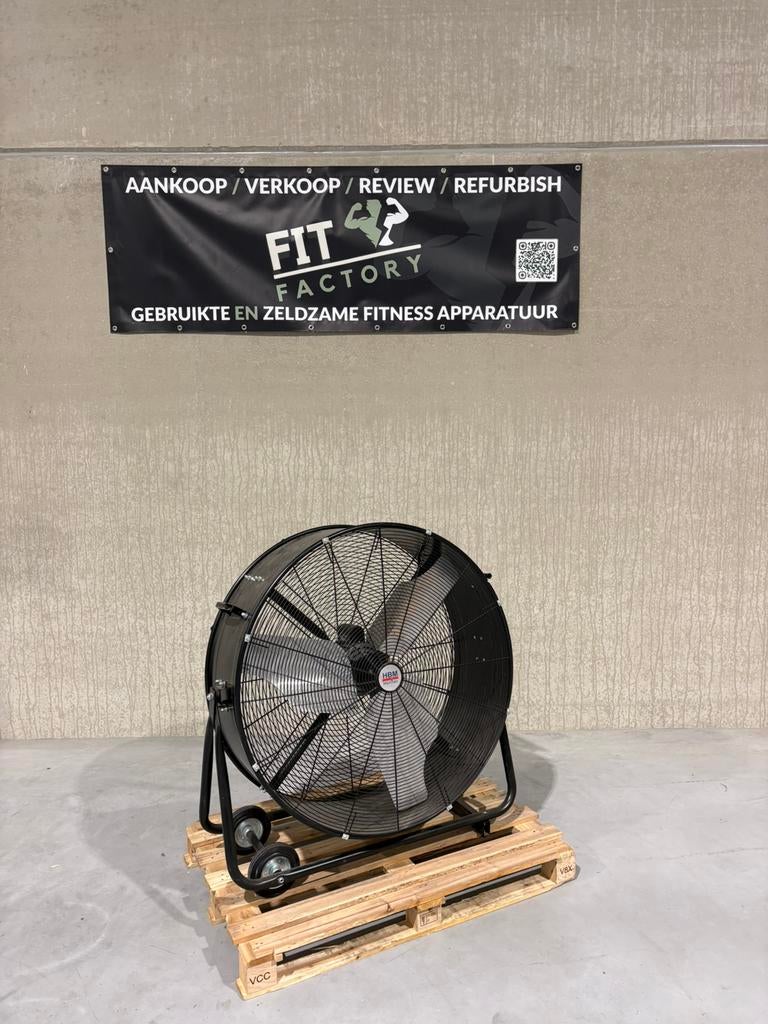 Ventilator gym bouw industrie, Ophalen