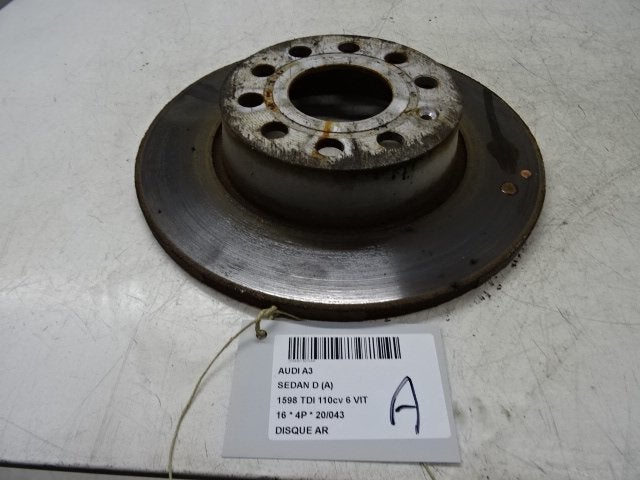 REMSCHIJF ACHTER Audi A3 Limousine (8VS / 8VM), Gebruikt, Audi