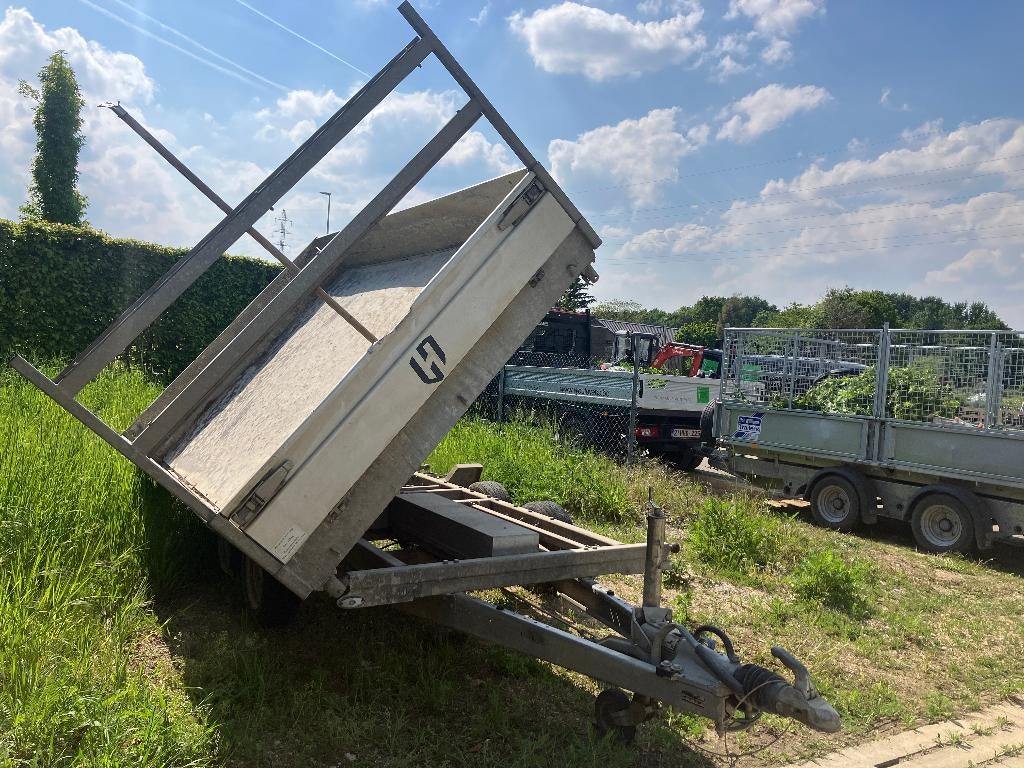Geremde Henra kipper 3500kg bj 2020 / 301x185 / 3 zijdig, Auto diversen, Aanhangers en Bagagewagens, Ophalen, Gebruikt